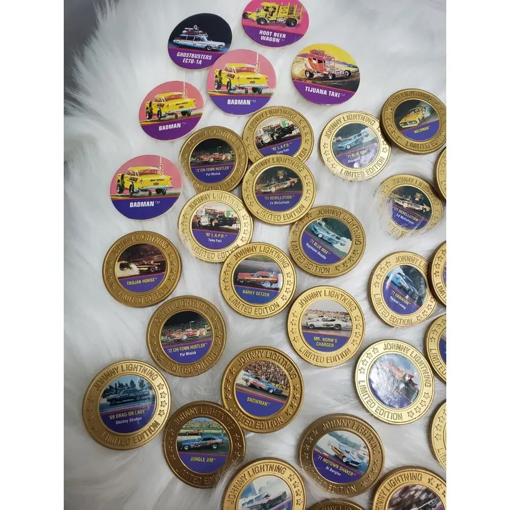 Lot 30+ JOHNNY LIGHTNING LIMITED EDITION‎ COLLECTOR COINS